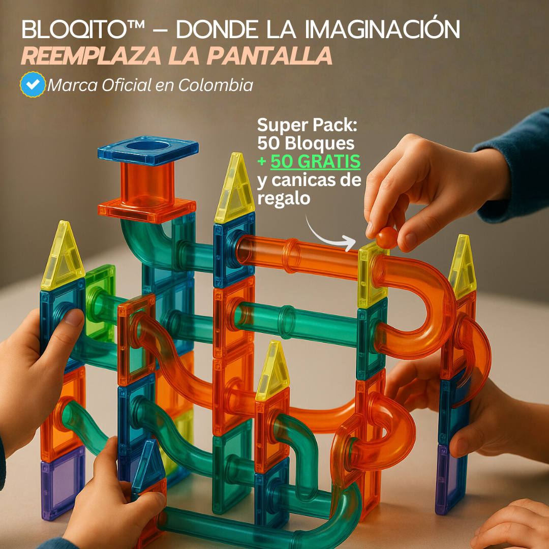 Bloqito™ Magneticos Tobocan - Donde la imaginación le gana a las pantallas