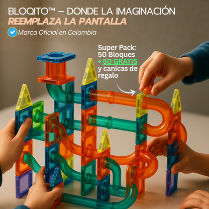 Bloqito™ Magneticos Tobocan - Donde la imaginación le gana a las pantallas