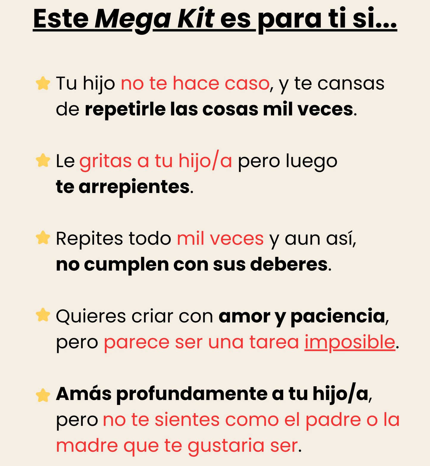 Mega Kit Crianza positiva